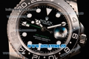 Rolex GMT-Master II Swiss ETA 2836 Automatic Steel Case with Black Cermaic Bezel and White Dot Markers - 1:1 Original (NOOB)