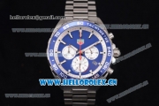 Tag Heuer Formula 1 Miyota Quartz Stainless Steel Case/Bracelet with Blue Dial and Stick Markers