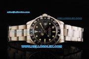 Rolex GMT-Master Ref 1675 Vintage Edition Automatic Movement Steel Case with Black Dial/Bezel and Yellow Marker-SS Strap Rolex GMT-Master Ref 1675 Vintage Edition Automatic Movement Steel Case with Black Dial/Bezel and Yellow Marker-SS Strap