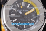 Audemars Piguet Royal Oak Offshore Diver Asia Automatic Steel Case with Black Dial Yellow Rubber Strap and Stick Markers (EF)