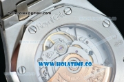 Audemars Piguet Royal Oak Swiss ETA 2824 Automatic Full Steel with Black Dial and Stick Markers - 1:1 Origianl (ZF)