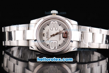 Rolex Air-King Oyster Perpetual Swiss ETA 2836 Automatic Movement Silver Case with White Dial and SS Strap