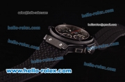 Hublot Big Bang Hub 4100 Ceramic Case/Bezel with Black Dial and Black Rubber Strap - 1:1 Original