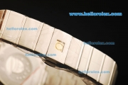 Omega Constellation Swiss ETA Quartz Diamond Bezel with White MOP Dial and Diamond Markers - Lady Model