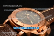 Panerai Luminor Submersible 1950 3 Days PAM382 Clone P.9000 Automatic Bronze Case with Green Dial