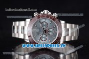 Rolex Daytona Clone Rolex 4130 Automatic Stainless Steel Case/Bracelet with Stick Markers and Blue Dial (EF)