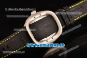 Dietrich OT-3 Miyota 82S7 Automatic Steel Case wtih Four layered Dial and Black Leather Strap - Yellow Hands