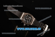 Audemars Piguet Royal Oak Offshore Miyota OS20 Quartz Steel Case with Black Dial and White Arabic Numeral Markers (EF)