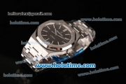 Audemars Piguet Royal Oak Swiss ETA 2824 Automatic Full Steel with Sitck Markers and Black Dial - 1:1 Original Best Version