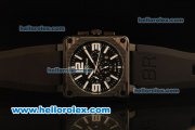 Bell & Ross BR 01-94 Automatic Movement PVD Case with White Markers and Black Rubber Strap Bell & Ross BR 01-94 Automatic Movement PVD Case with White Markers and Black Rubber Strap