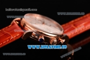 IWC Portofino Chrono Swiss Valjoux 7750 Automatic Rose Gold Case with White Dial and Rose Gold Stick Markers