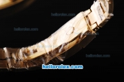 Rolex Daytona II Automatic Movement Full Gold with Stick Markers and Black Dial