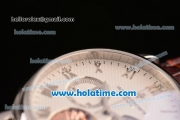 Vacheron Constantin Patrimony Chrono Miyota OS20 Quartz Steel Case with White Dial and Roman Numeral Markers