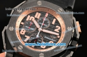 Audemars Piguet Royal Oak Offshore Arnold Schwarzenegger The Legacy Chrono Swiss Valjoux 7750 Automatic PVD Case with Kevlar Strap and Arabic Numeral Markers - 1:1 Original (Z)