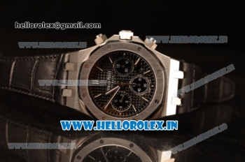 Audemars Piguet Royal Oak Chronograph Black Dial With Black Strap Swiss Valjoux 7750 26331ST.OO.1220ST.01