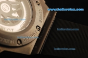 Hublot King Power Chronograph ETA 7750 Automatic Movement PVD Case with Grey Dial and Black Rubber Strap