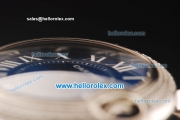 Cartier Ballon Bleu De Cartier Swiss ETA Quartz Full Steel with Diamond Bezel and Blue Dial