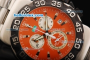 Tag Heuer Formula 1 Quartz Movement Orange Dial with Black Bezel