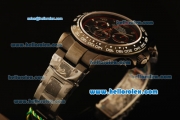 Rolex Daytona II Swiss Valjoux 7750 Automatic PVD Case and Black Dial and Numeral Markers