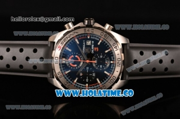 Tag Heuer Formula 1 Calibre 16 Miyota OS10 Quartz Steel Case with Blue Dial and Stick Markers