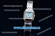 Cartier Santos 100 Japanese Miyota Quartz Rose Gold Case with White Dial Roman Numberal Markers and Rose Gold Bracelet