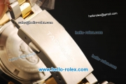 Tag Heuer Aquaracer Swiss ETA Quartz Movement Gold Bezel with Diamond - Grey MOP Dial and Two Tone Strap