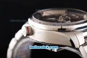 Tag Heuer Grand Carrera Calibre 36 Swiss Valjoux 7750 Automatic Movement Full Steel with Stick Markers and Brown Dial