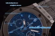 Hublot Big Bang Maradona Chronograph Swiss Valjoux 7750-SHG Automatic Movement PVD Case with Black Dial and Black Leather Strap-Limited Edition