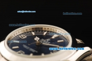 Rolex Explorer Automatic Movement with Blue Dial and White Stick/Numeral Marker-SS Strap