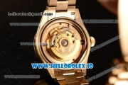 Rolex Datejust Swiss ETA 2671 Automatic Yellow Gold Case with Sliver Dial Stick Markers and Yellow Gold Bracelet (BP)