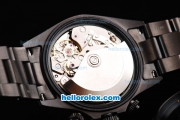 Rolex Daytona Oyster Perpetual Swiss Valjoux 7750 Automatic Movement Full PVD with Black Dial and White Numeral Markers