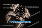 Rolex Submariner Swiss ETA 2836 Automatic Steel Case with Black Dial and Steel Bracelet Steel Bezel