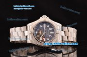 Breitling Avenger Seawolf Swiss ETA 2836 Automatic Steel Case with Grey Dial and Stainless Steel Strap 1:1 Original
