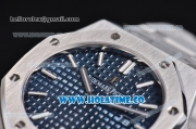 Audemars Piguet Royal Oak Swiss Quartz Steel Case/Bracelet with Blue Dial and White Stick Markers