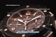 Hublot Big Bang Swiss Valjoux 7750-DD Automatic PVD Case/Strap with Black Dial