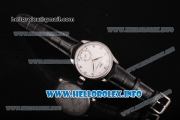 IWC Portuguese Asia 6497 Manual Winding Steel Case with White Dial and Arbaic Numeral Markers