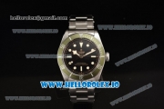 Tudor Heritage Black Bay 2824 Automatic Steel Case with Black Dial Dots Markers and Steel Bracelet