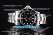 Rolex Sea-Dweller 4000 Clone Rolex 3135 Automatic Stainless Steel Case/Bracelet with Black Dial and Dot Markers (BP)