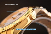 Rolex Day-Date II Rolex 3156 Movement Yellow Gold Case/Strap with White Dial and Roman Markers