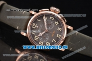 Zenith Heritage Pilot Ton-up Miyota Automatic Rose Gold Case with Brown Dial and Army Green Leather Strap Arabic Numeral Markers