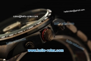 Tag Heuer Grand Carrera Calibre 17 Chronograph Quartz Movement PVD Case with Black Dial and PVD Strap