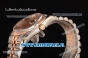 Rolex Datejust 3135 Auto Rose Gold Case with Pink Dial and Two Tone Bracelet - 1:1 Origianl