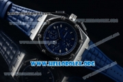 Audemars Piguet Royal Oak Offshore Juan Pablo Montoya Chrono Miyota OS10 Quartz Steel Case with Blue Dial and Blue Leather Strap (EF)