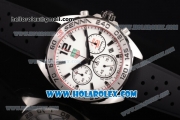 Tag Heuer Formula I Chronograph Senna Special Edition Miyota OS20 Quartz Steel Case with White Dial and Stick Markers