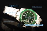 Rolex Submariner Automatic Movement ETA Coating Case with Green Dial and Rolex Ceramic Bezel