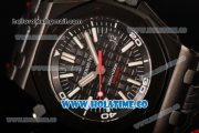 Audemars Piguet Royal Oak Offshore Diver Clone AP Calibre 3120 Automatic PVD Case with Black Dial and White Stick Markers - 1:1 Original (JF)