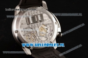 HYT H1 Titanium Clone HTY Cal.101 Manual Winding Steel Case with White Dial and Black Rubber Strap