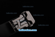 Hublot Big Bang Aero Bang Swiss Valjoux 7750 Automatic Movement Ceramic Case with Titanium Bezel and Black Dial