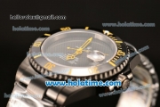 Rolex Submariner Bamford Asia 2813 Automatic Full PVD with Black Micro Checkered Dial - Yellow Spirit