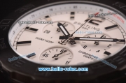 Breitling Colt Chronograph II Chronograph Miyota Quartz PVD Case with White Dial